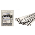 Kable Kontrol Kable Kontrol® Stainless Steel Metal Zip Ties - 5" Long - 200 Lbs Tensile Strength - 100 pcs / Pack SSCT05